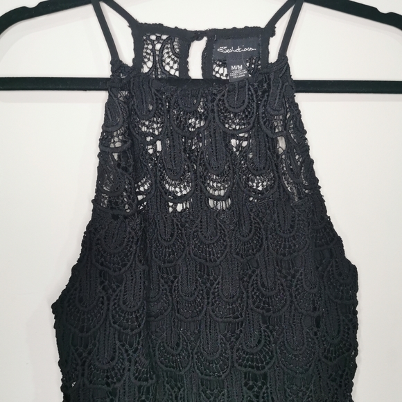 Elegant Black Party Dress - Picture 6 of 7